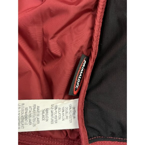 L.L. Bean Weather Challenger 3-in-1 Jacket Mens Medium REG Red Winter EUC - Picture 15 of 15
